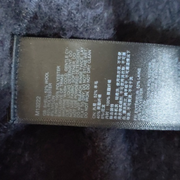 Marmot Orsa Polartec Wool Hoodie Black Women's Large - Picture 4 of 7